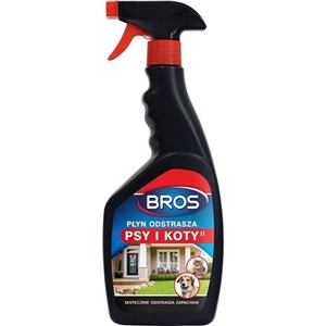 PŁYN ODSTRASZA PSY I KOTY 500 ML BROS