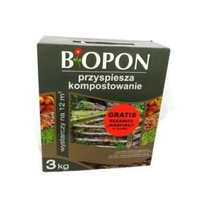 Preparat przyspieszający kompostowanie 3 kg + wmpirki gratis Bopon
